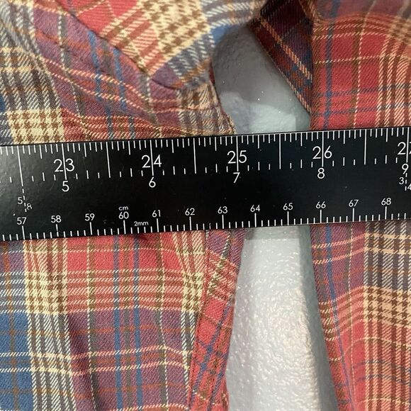Pendleton Somerset‎ Flannel Shirt Mens XL Wool Cotton Blend Plaid Button Down - Picture 6 of 11